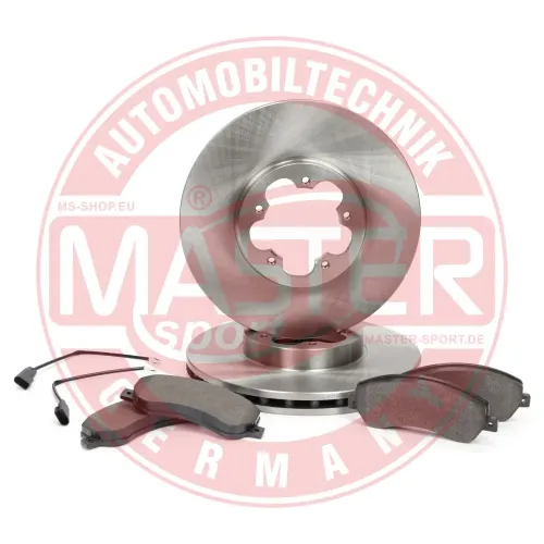 Bremsensatz, Scheibenbremse Vorderachse MASTER-SPORT GERMANY 202801570 Bild Bremsensatz, Scheibenbremse Vorderachse MASTER-SPORT GERMANY 202801570