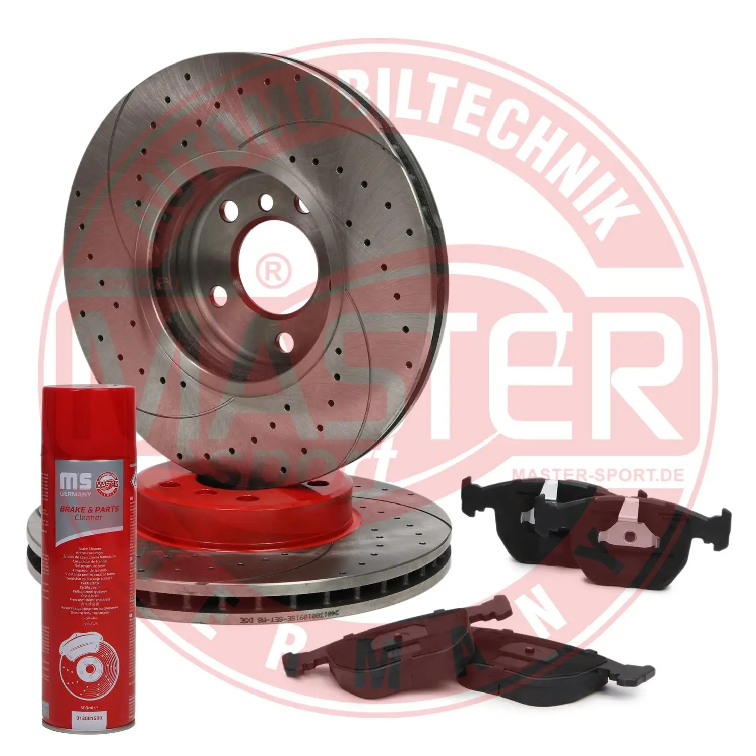 Bremsensatz, Scheibenbremse Vorderachse MASTER-SPORT GERMANY 203021090P