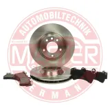 Bremsensatz, Scheibenbremse Vorderachse MASTER-SPORT GERMANY 203401230
