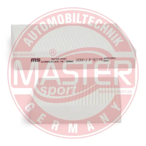Filter, Innenraumluft MASTER-SPORT GERMANY 21000-2-IF-SET-MS Bild Filter, Innenraumluft MASTER-SPORT GERMANY 21000-2-IF-SET-MS