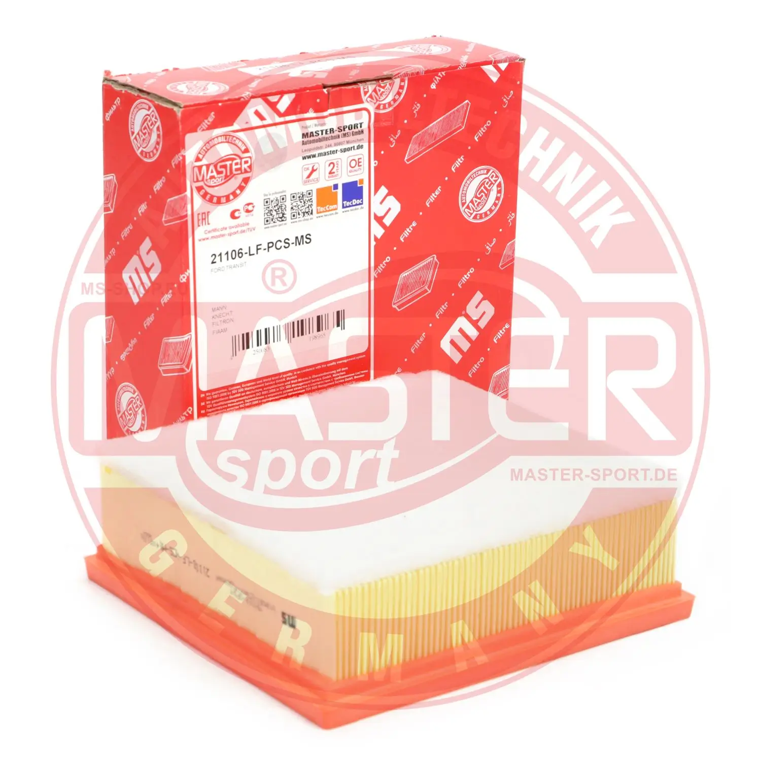 Luftfilter MASTER-SPORT GERMANY 21106-LF-PCS-MS