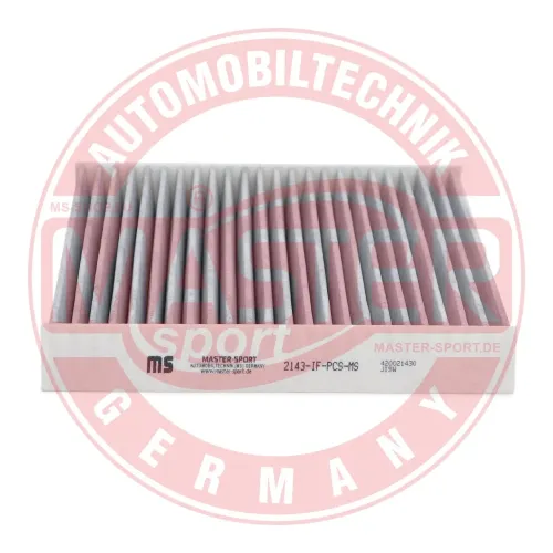Filter, Innenraumluft MASTER-SPORT GERMANY 2143-IF-PCS-MS Bild Filter, Innenraumluft MASTER-SPORT GERMANY 2143-IF-PCS-MS