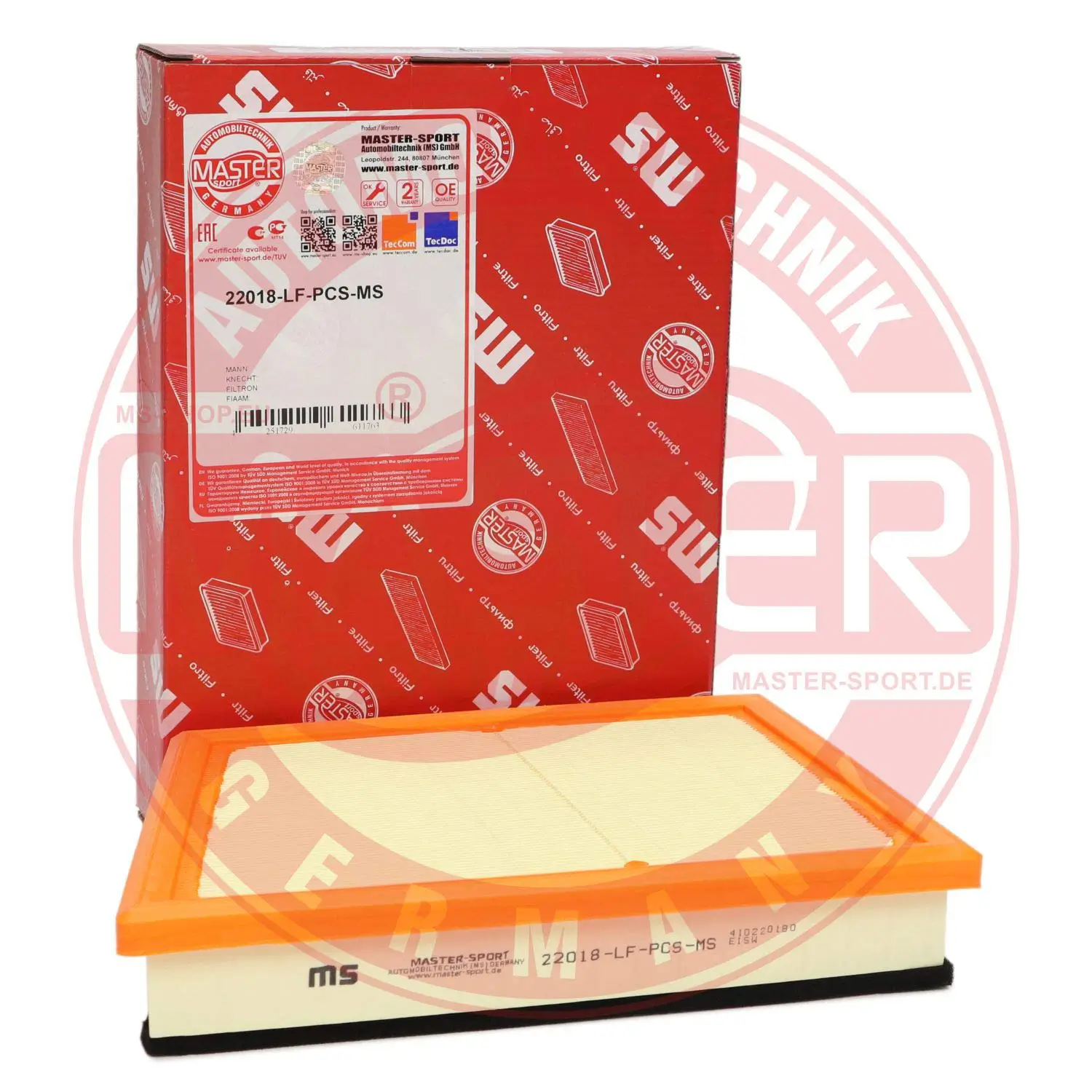 Luftfilter MASTER-SPORT GERMANY 22018-LF-PCS-MS