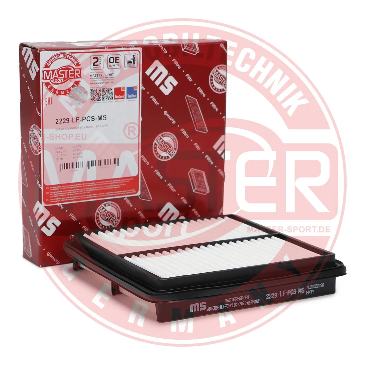 Luftfilter MASTER-SPORT GERMANY 2229-LF-PCS-MS