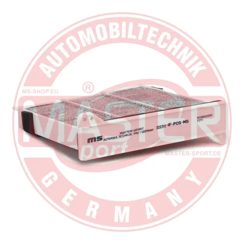 Filter, Innenraumluft MASTER-SPORT GERMANY 2231-IF-PCS-MS Bild Filter, Innenraumluft MASTER-SPORT GERMANY 2231-IF-PCS-MS