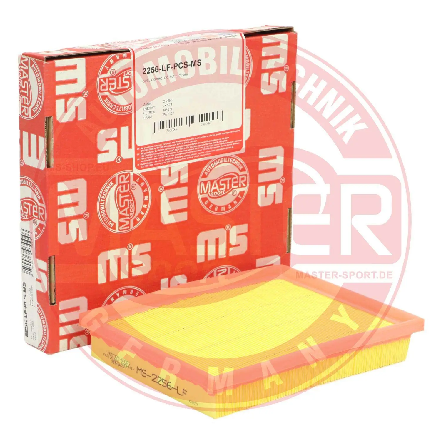 Luftfilter MASTER-SPORT GERMANY 2256-LF-PCS-MS