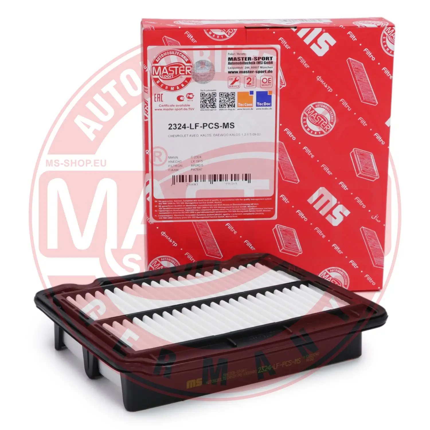Luftfilter MASTER-SPORT GERMANY 2324-LF-PCS-MS