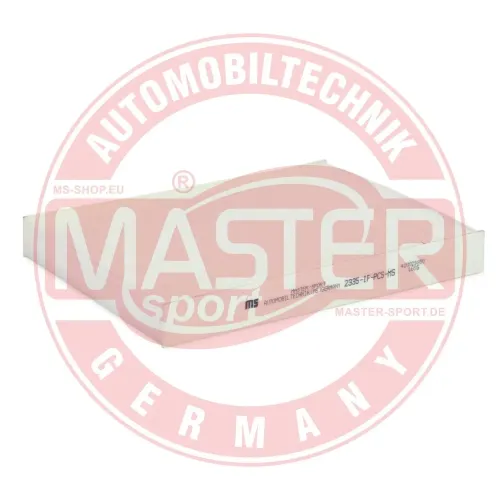 Filter, Innenraumluft MASTER-SPORT GERMANY 2335-IF-PCS-MS Bild Filter, Innenraumluft MASTER-SPORT GERMANY 2335-IF-PCS-MS