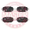 Bremsbelagsatz, Scheibenbremse Hinterachse MASTER-SPORT GERMANY 236026452 Bild Bremsbelagsatz, Scheibenbremse Hinterachse MASTER-SPORT GERMANY 236026452
