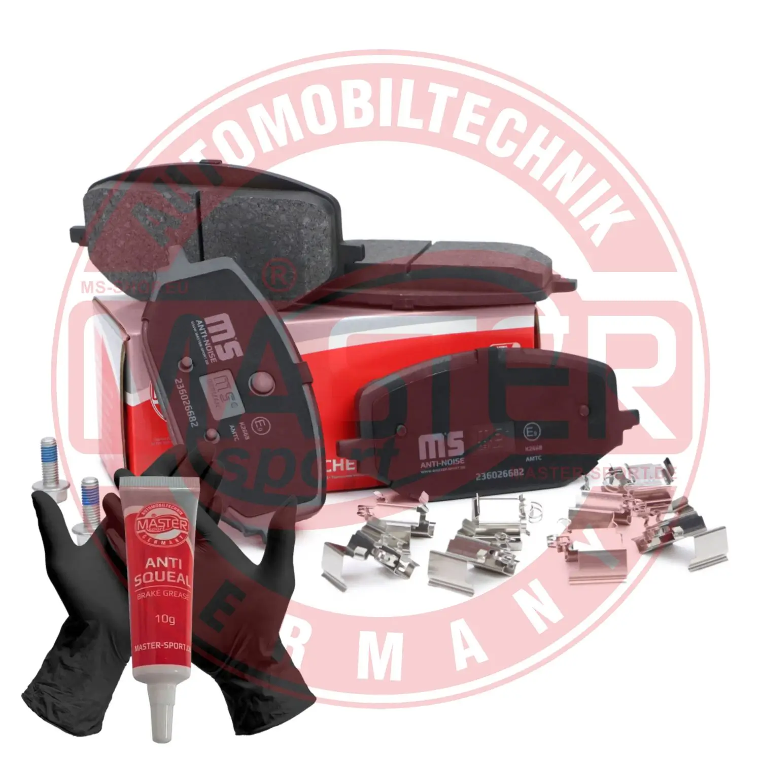 Bremsbelagsatz, Scheibenbremse Vorderachse MASTER-SPORT GERMANY 236026682