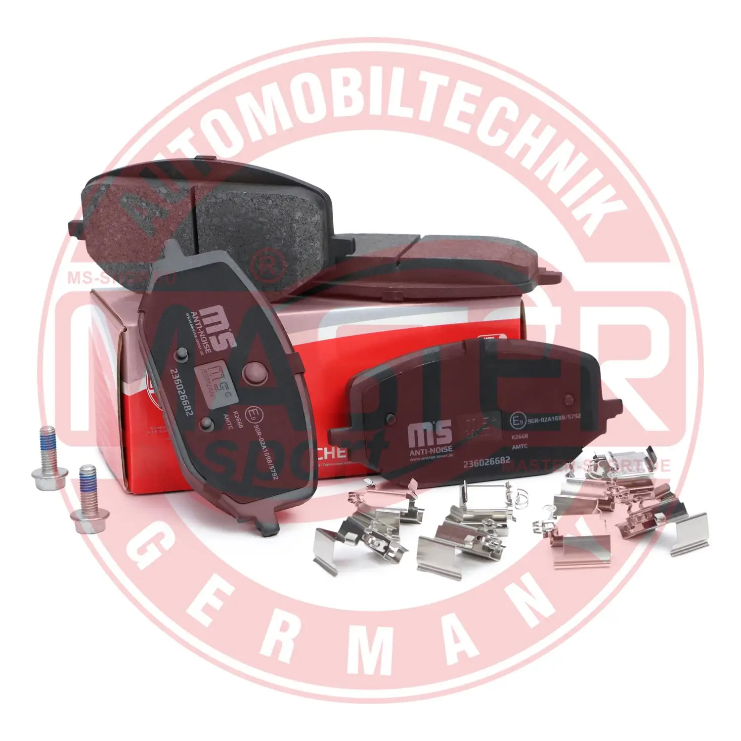 Bremsbelagsatz, Scheibenbremse Vorderachse MASTER-SPORT GERMANY 236026682