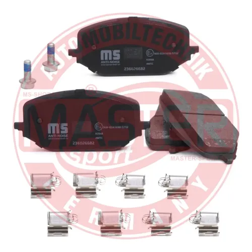 Bremsbelagsatz, Scheibenbremse Vorderachse MASTER-SPORT GERMANY 236026682 Bild Bremsbelagsatz, Scheibenbremse Vorderachse MASTER-SPORT GERMANY 236026682