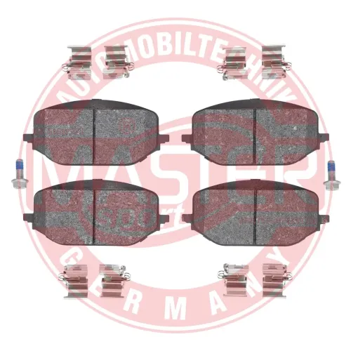Bremsbelagsatz, Scheibenbremse Vorderachse MASTER-SPORT GERMANY 236026682 Bild Bremsbelagsatz, Scheibenbremse Vorderachse MASTER-SPORT GERMANY 236026682