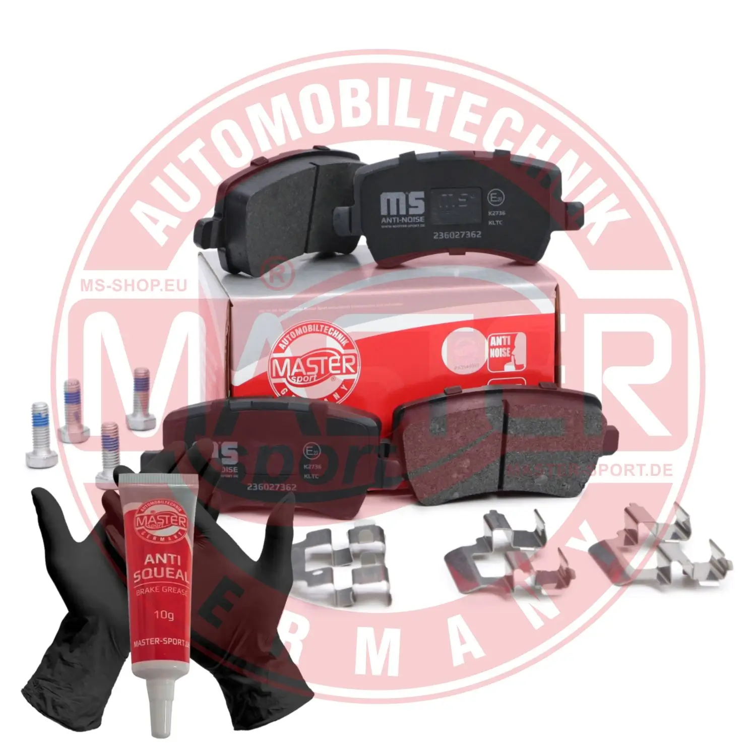 Bremsbelagsatz, Scheibenbremse Hinterachse MASTER-SPORT GERMANY 236027362