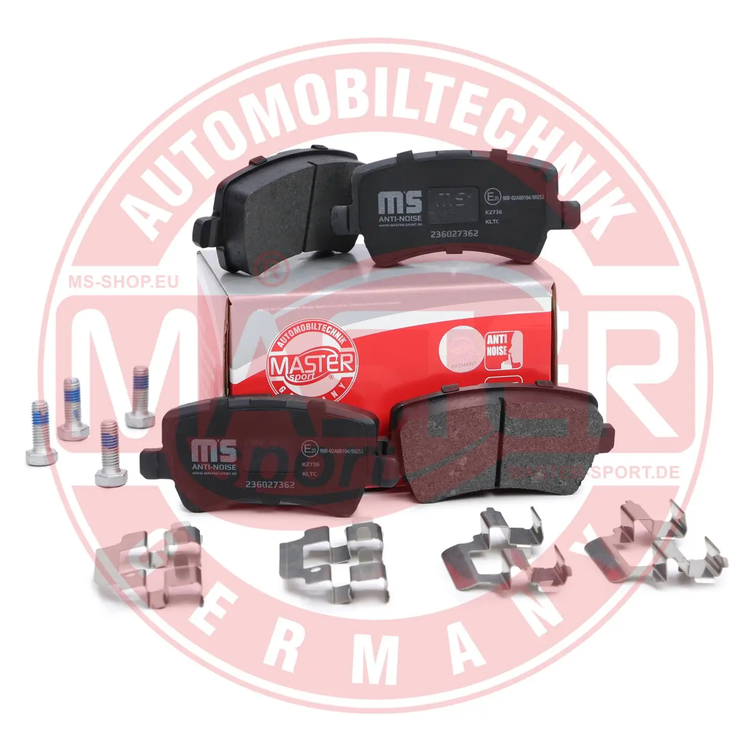 Bremsbelagsatz, Scheibenbremse Hinterachse MASTER-SPORT GERMANY 236027362