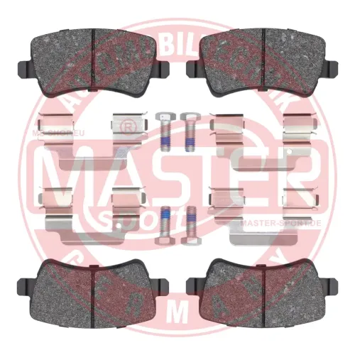 Bremsbelagsatz, Scheibenbremse Hinterachse MASTER-SPORT GERMANY 236027362 Bild Bremsbelagsatz, Scheibenbremse Hinterachse MASTER-SPORT GERMANY 236027362