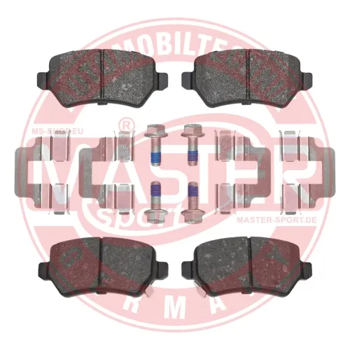 Bremsbelagsatz, Scheibenbremse Hinterachse MASTER-SPORT GERMANY 236027942 Bild Bremsbelagsatz, Scheibenbremse Hinterachse MASTER-SPORT GERMANY 236027942
