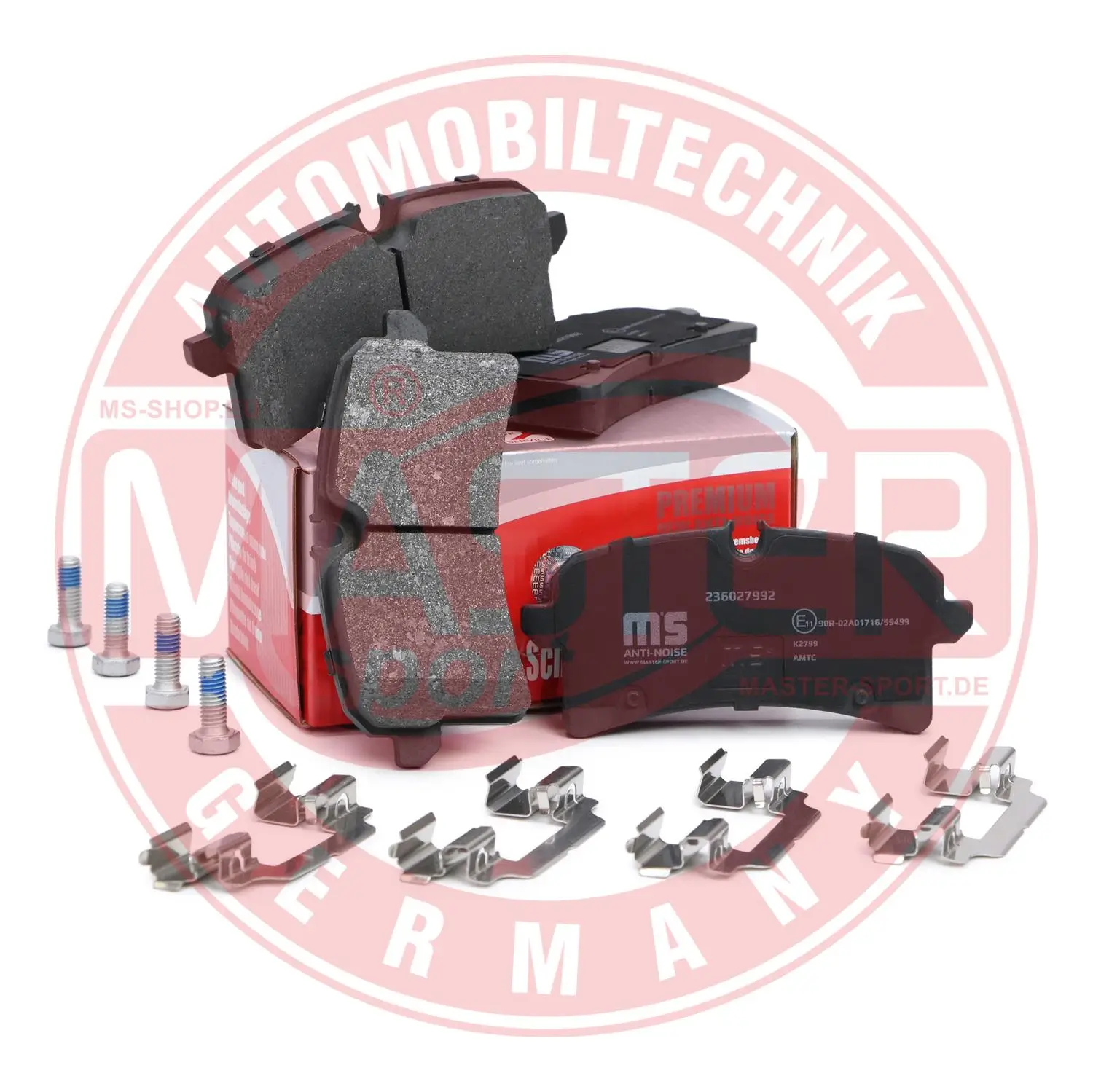 Bremsbelagsatz, Scheibenbremse Hinterachse MASTER-SPORT GERMANY 236027992