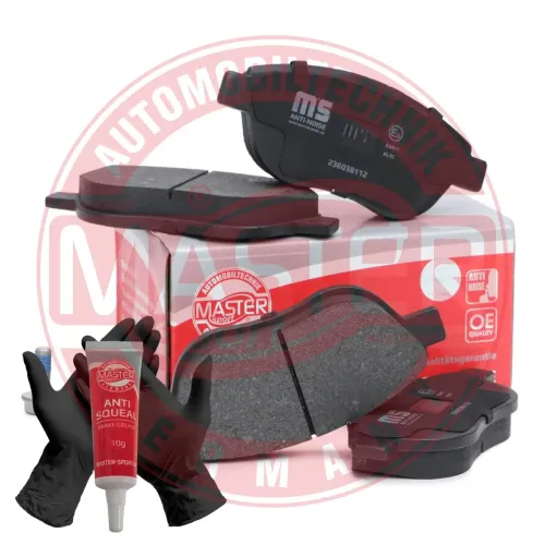 Bremsbelagsatz, Scheibenbremse Vorderachse MASTER-SPORT GERMANY 236038112 Bild Bremsbelagsatz, Scheibenbremse Vorderachse MASTER-SPORT GERMANY 236038112