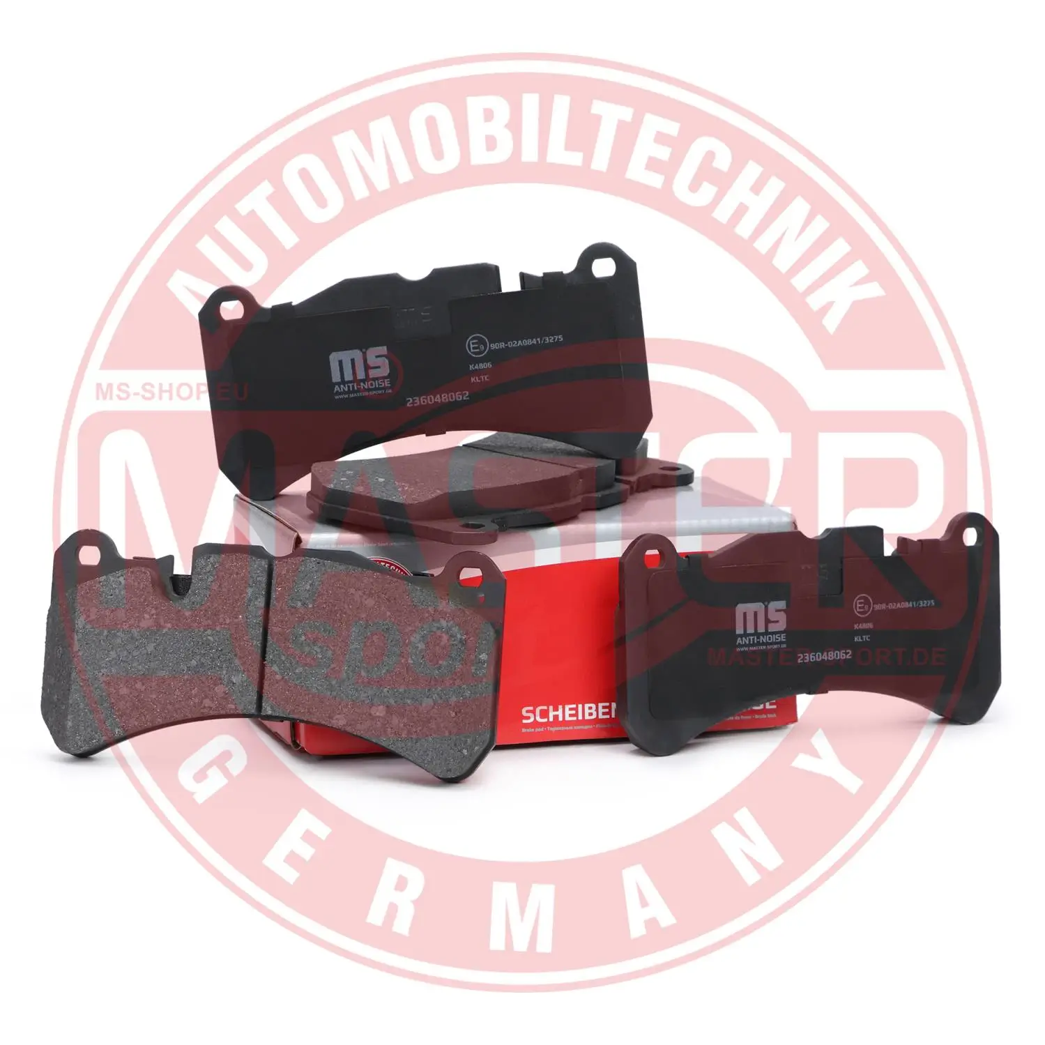 Bremsbelagsatz, Scheibenbremse Vorderachse MASTER-SPORT GERMANY 236048062