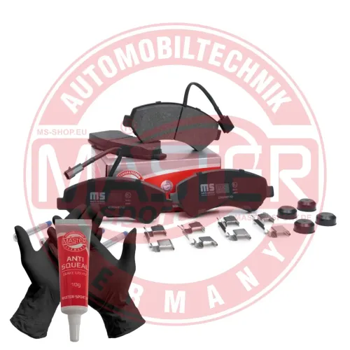 Bremsbelagsatz, Scheibenbremse Vorderachse MASTER-SPORT GERMANY 236048112 Bild Bremsbelagsatz, Scheibenbremse Vorderachse MASTER-SPORT GERMANY 236048112