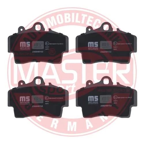 Bremsbelagsatz, Scheibenbremse Vorderachse MASTER-SPORT GERMANY 236048152 Bild Bremsbelagsatz, Scheibenbremse Vorderachse MASTER-SPORT GERMANY 236048152