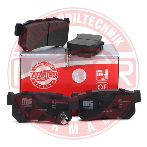 Bremsbelagsatz, Scheibenbremse Hinterachse MASTER-SPORT GERMANY 236056232 Bild Bremsbelagsatz, Scheibenbremse Hinterachse MASTER-SPORT GERMANY 236056232