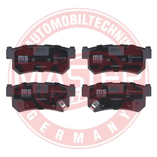 Bremsbelagsatz, Scheibenbremse Hinterachse MASTER-SPORT GERMANY 236056232 Bild Bremsbelagsatz, Scheibenbremse Hinterachse MASTER-SPORT GERMANY 236056232