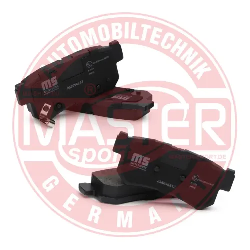 Bremsbelagsatz, Scheibenbremse Hinterachse MASTER-SPORT GERMANY 236056232 Bild Bremsbelagsatz, Scheibenbremse Hinterachse MASTER-SPORT GERMANY 236056232