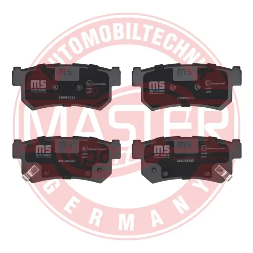 Bremsbelagsatz, Scheibenbremse Hinterachse MASTER-SPORT GERMANY 236056232 Bild Bremsbelagsatz, Scheibenbremse Hinterachse MASTER-SPORT GERMANY 236056232