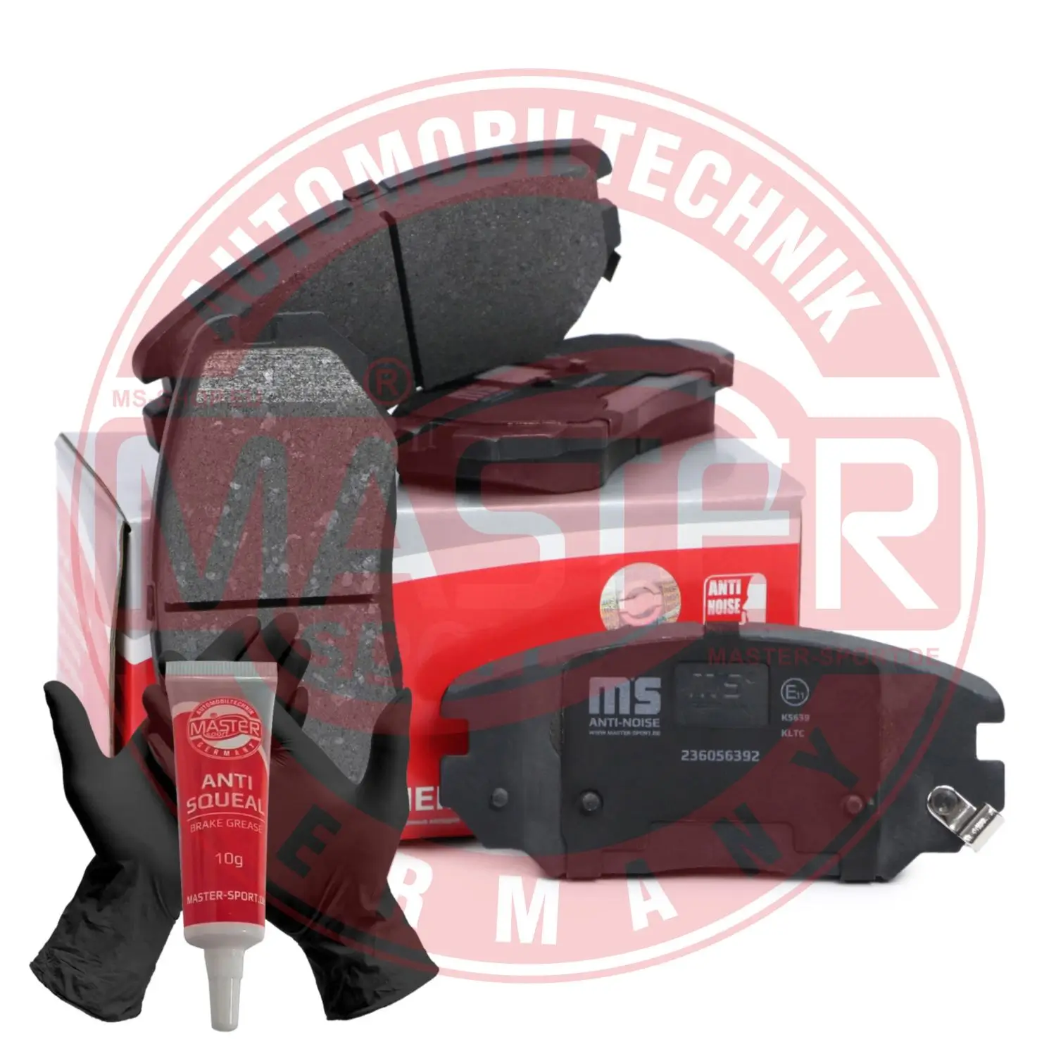 Bremsbelagsatz, Scheibenbremse Vorderachse MASTER-SPORT GERMANY 236056392