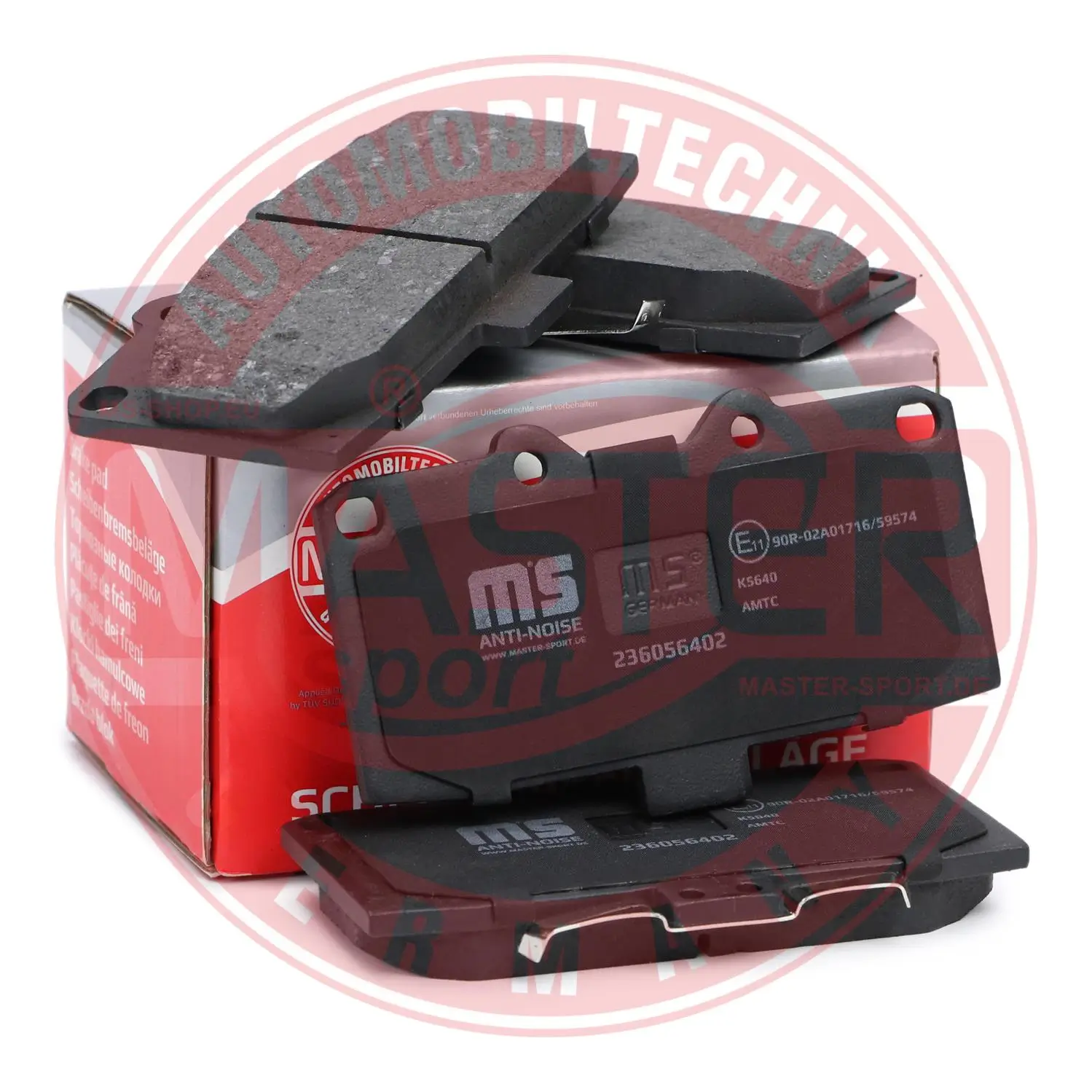 Bremsbelagsatz, Scheibenbremse Vorderachse MASTER-SPORT GERMANY 236056402