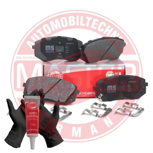 Bremsbelagsatz, Scheibenbremse Vorderachse MASTER-SPORT GERMANY 236056472 Bild Bremsbelagsatz, Scheibenbremse Vorderachse MASTER-SPORT GERMANY 236056472