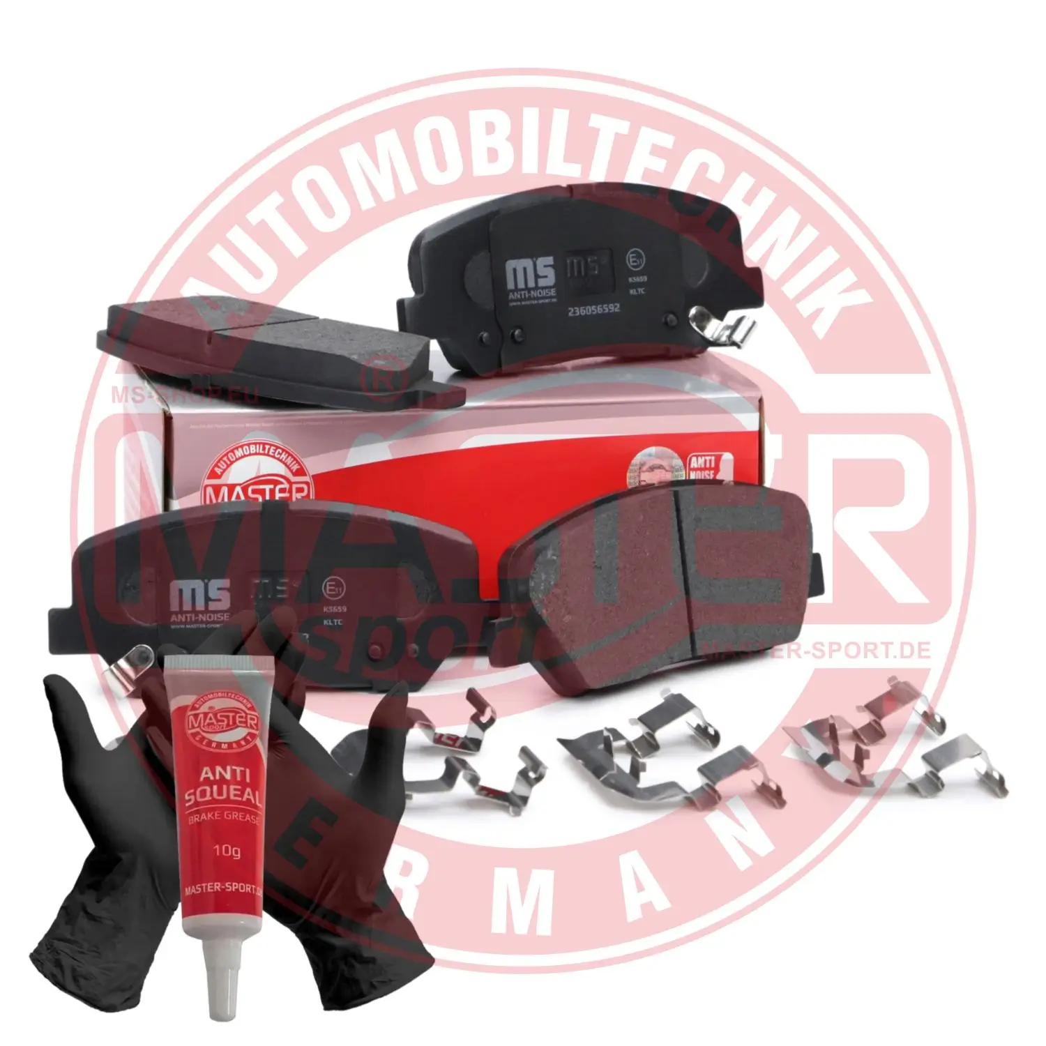 Bremsbelagsatz, Scheibenbremse Vorderachse MASTER-SPORT GERMANY 236056592