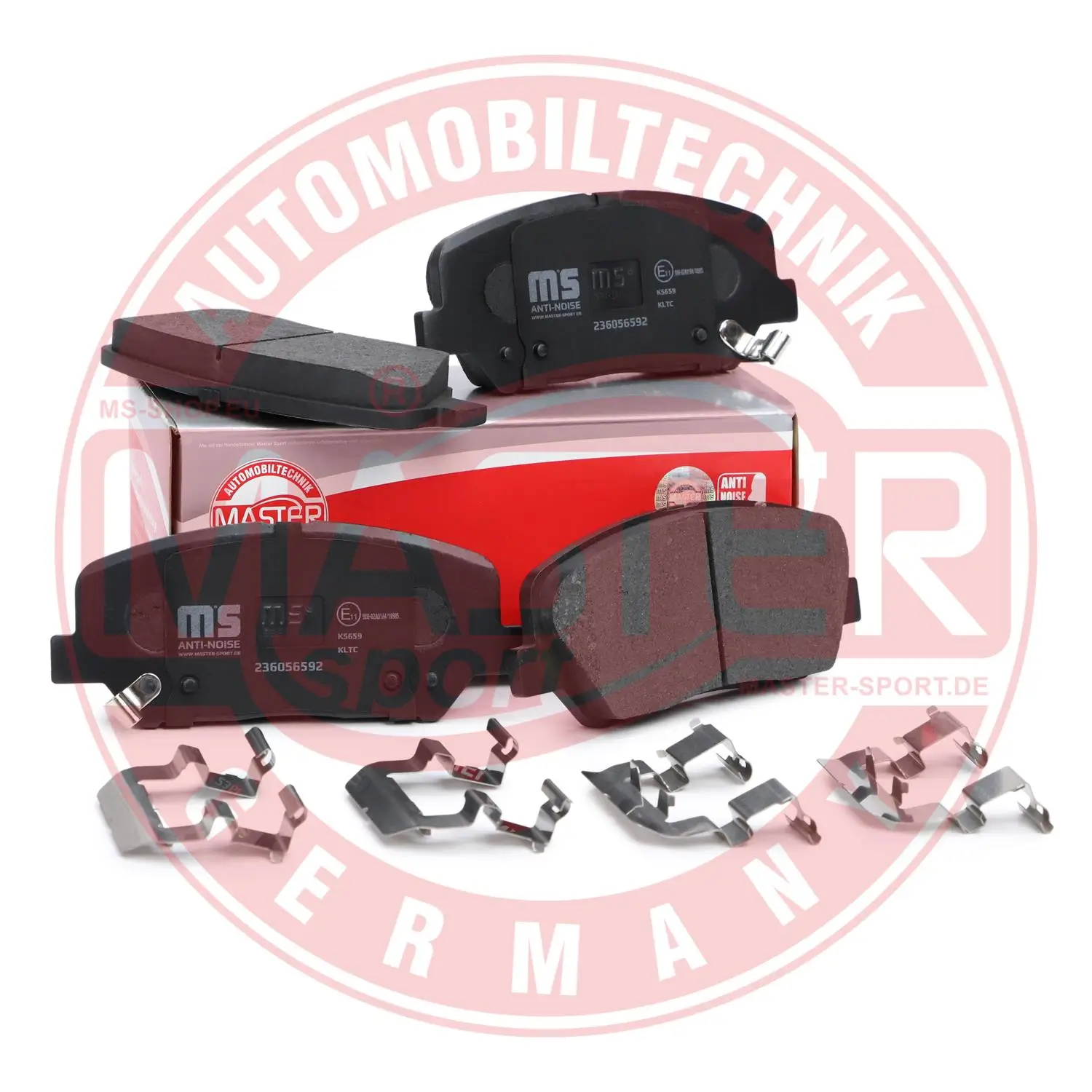 Bremsbelagsatz, Scheibenbremse Vorderachse MASTER-SPORT GERMANY 236056592