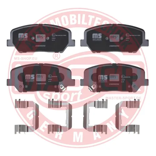 Bremsbelagsatz, Scheibenbremse Vorderachse MASTER-SPORT GERMANY 236056592 Bild Bremsbelagsatz, Scheibenbremse Vorderachse MASTER-SPORT GERMANY 236056592