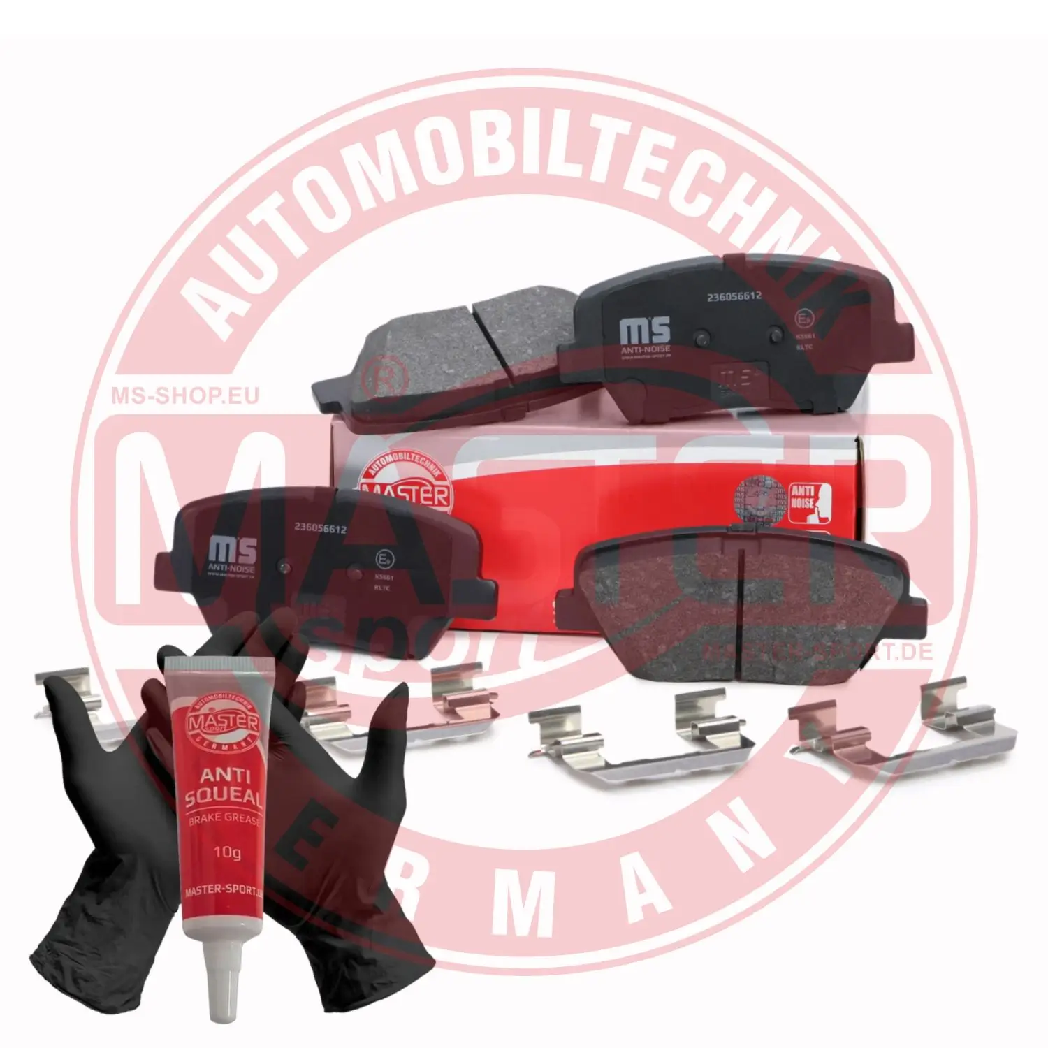 Bremsbelagsatz, Scheibenbremse Vorderachse MASTER-SPORT GERMANY 236056612