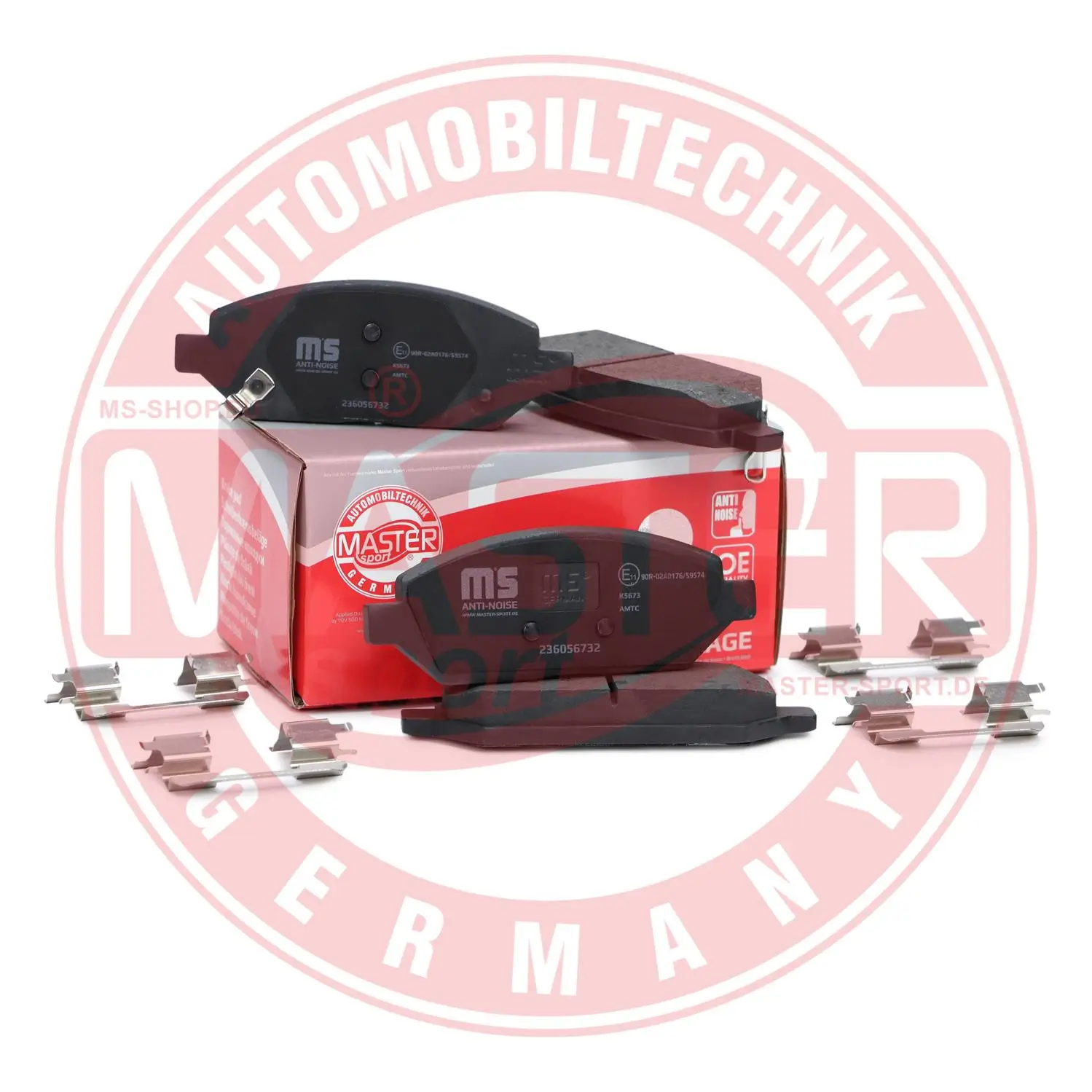 Bremsbelagsatz, Scheibenbremse Vorderachse MASTER-SPORT GERMANY 236056732