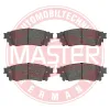Bremsbelagsatz, Scheibenbremse Hinterachse MASTER-SPORT GERMANY 236056932 Bild Bremsbelagsatz, Scheibenbremse Hinterachse MASTER-SPORT GERMANY 236056932