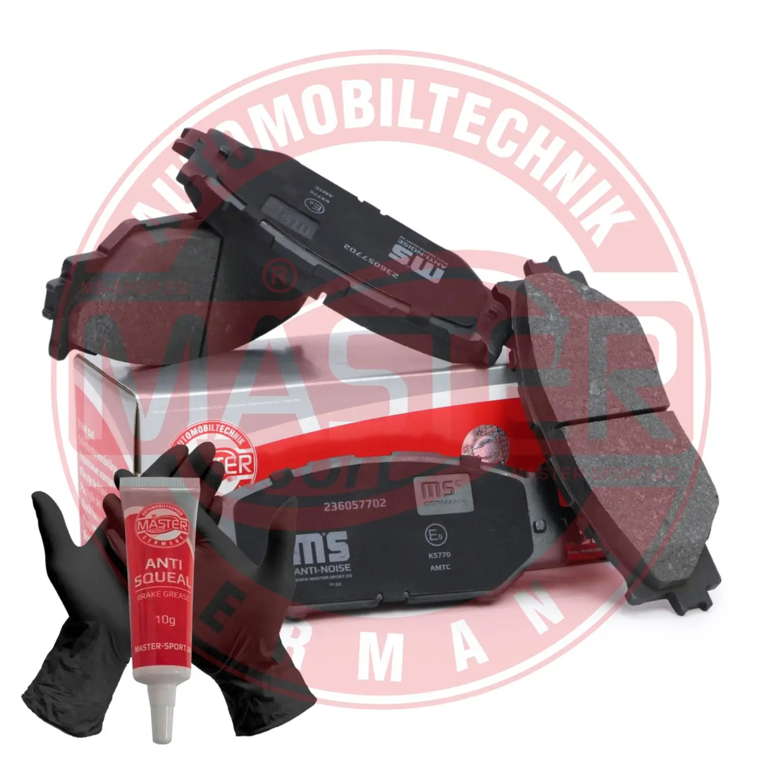 Bremsbelagsatz, Scheibenbremse Vorderachse MASTER-SPORT GERMANY 236057702