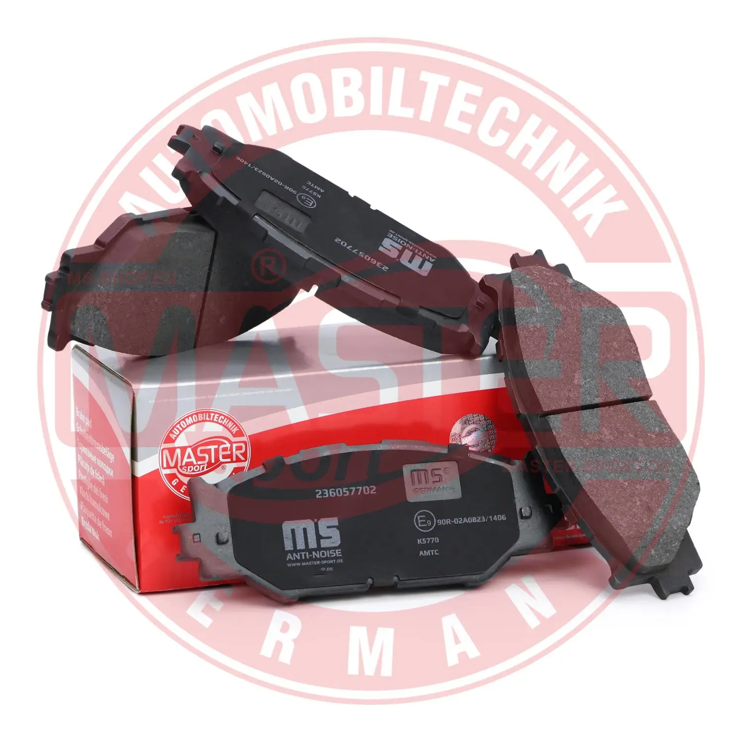 Bremsbelagsatz, Scheibenbremse Vorderachse MASTER-SPORT GERMANY 236057702