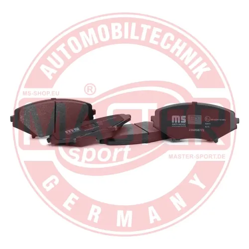 Bremsbelagsatz, Scheibenbremse Vorderachse MASTER-SPORT GERMANY 236058772 Bild Bremsbelagsatz, Scheibenbremse Vorderachse MASTER-SPORT GERMANY 236058772