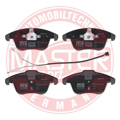 Bremsbelagsatz, Scheibenbremse Vorderachse MASTER-SPORT GERMANY 236072772 Bild Bremsbelagsatz, Scheibenbremse Vorderachse MASTER-SPORT GERMANY 236072772