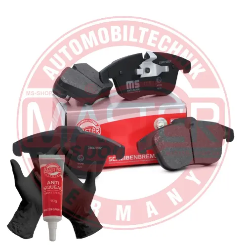 Bremsbelagsatz, Scheibenbremse Vorderachse MASTER-SPORT GERMANY 236072922 Bild Bremsbelagsatz, Scheibenbremse Vorderachse MASTER-SPORT GERMANY 236072922