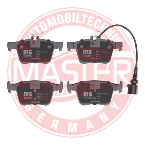 Bremsbelagsatz, Scheibenbremse Hinterachse MASTER-SPORT GERMANY 236073072 Bild Bremsbelagsatz, Scheibenbremse Hinterachse MASTER-SPORT GERMANY 236073072