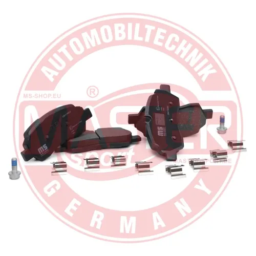 Bremsbelagsatz, Scheibenbremse Hinterachse MASTER-SPORT GERMANY 236116052 Bild Bremsbelagsatz, Scheibenbremse Hinterachse MASTER-SPORT GERMANY 236116052