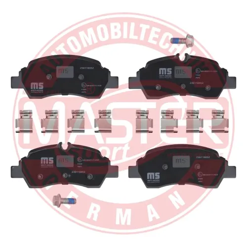Bremsbelagsatz, Scheibenbremse Hinterachse MASTER-SPORT GERMANY 236116052 Bild Bremsbelagsatz, Scheibenbremse Hinterachse MASTER-SPORT GERMANY 236116052
