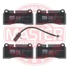Bremsbelagsatz, Scheibenbremse Hinterachse MASTER-SPORT GERMANY 236117312 Bild Bremsbelagsatz, Scheibenbremse Hinterachse MASTER-SPORT GERMANY 236117312