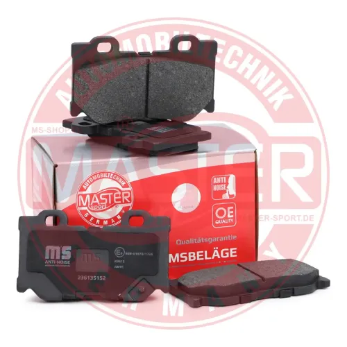 Bremsbelagsatz, Scheibenbremse Hinterachse MASTER-SPORT GERMANY 236135152 Bild Bremsbelagsatz, Scheibenbremse Hinterachse MASTER-SPORT GERMANY 236135152