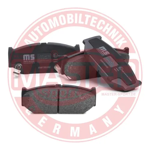 Bremsbelagsatz, Scheibenbremse Vorderachse MASTER-SPORT GERMANY 236135222 Bild Bremsbelagsatz, Scheibenbremse Vorderachse MASTER-SPORT GERMANY 236135222
